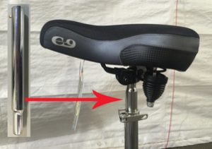 Bicycle Seat Post Adapter Pole